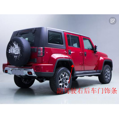 ต้นฉบับปักกิ่งรถ BJ40PLUS ล้อคิ้ว bj40plus B40 Plus Fender สีดํา Trim