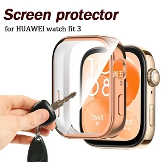 กรณี TPU อ่อนสำหรับ for Huawei Watch Fit 5/5 Pro/4/4 Pro/3 กรอบป้องกันหน้าจอป้องกัน Gore สำหรับ for Huawei Watch Fit 3