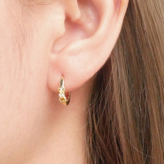 Motta Earring ต่างหูห่วงโบว์สุดเก๋