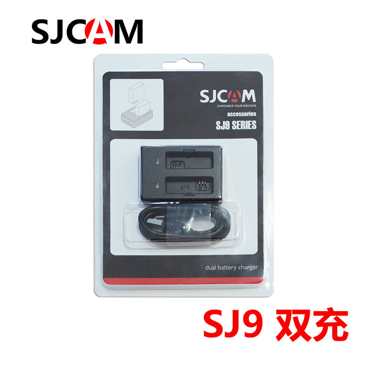 SJCAM SJ9/SJ10/SJ11 Universal Dual Charge Sports Camera Accessories Battery แท่นชาร์จคู่โดยเฉพาะ