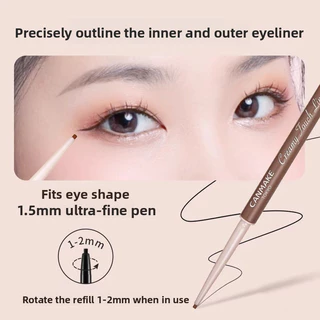 Eyeliner Gel Pen มีความบางมากทนทานกันน้ําเหงื่อและสามารถตัด Younger Girls Eyeliner Pen Novice Not Faint และ Dye Eyeliner Gel Pen