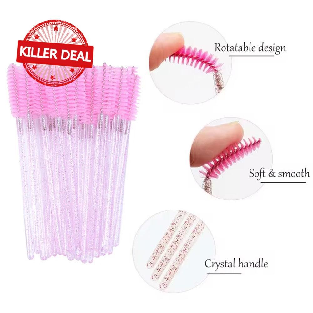 ขนตาสีแปรง Handle Lash แปรง Eyebrow Wands มาสคาร่าขนตา A8r0