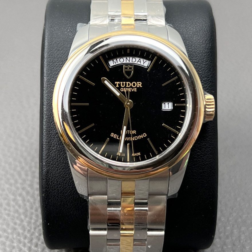 TUDOR TUDOR Black Disk Gold M56003 TUDOR Automatic Series Mens Watch 39mm Mechanical Watch