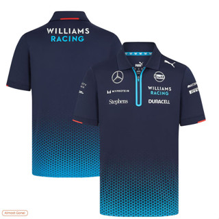 ชุดแข่งรถ F1 เสื้อโปโลผู้ชาย สไตล์ฟลีท jersey ชุดกีฬาแห้งเร็…