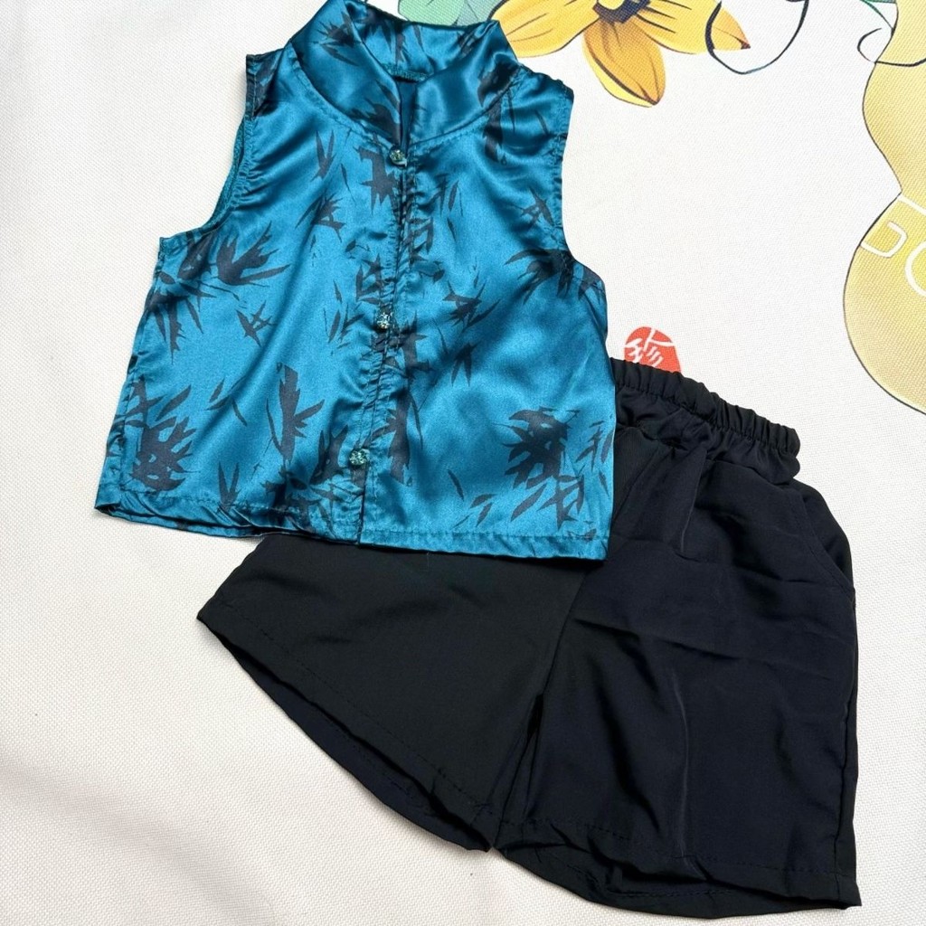 กางเกงขาสั้นแขนสั้น JoyBoy สำหรับทารก สำหรับฤดูร้อน