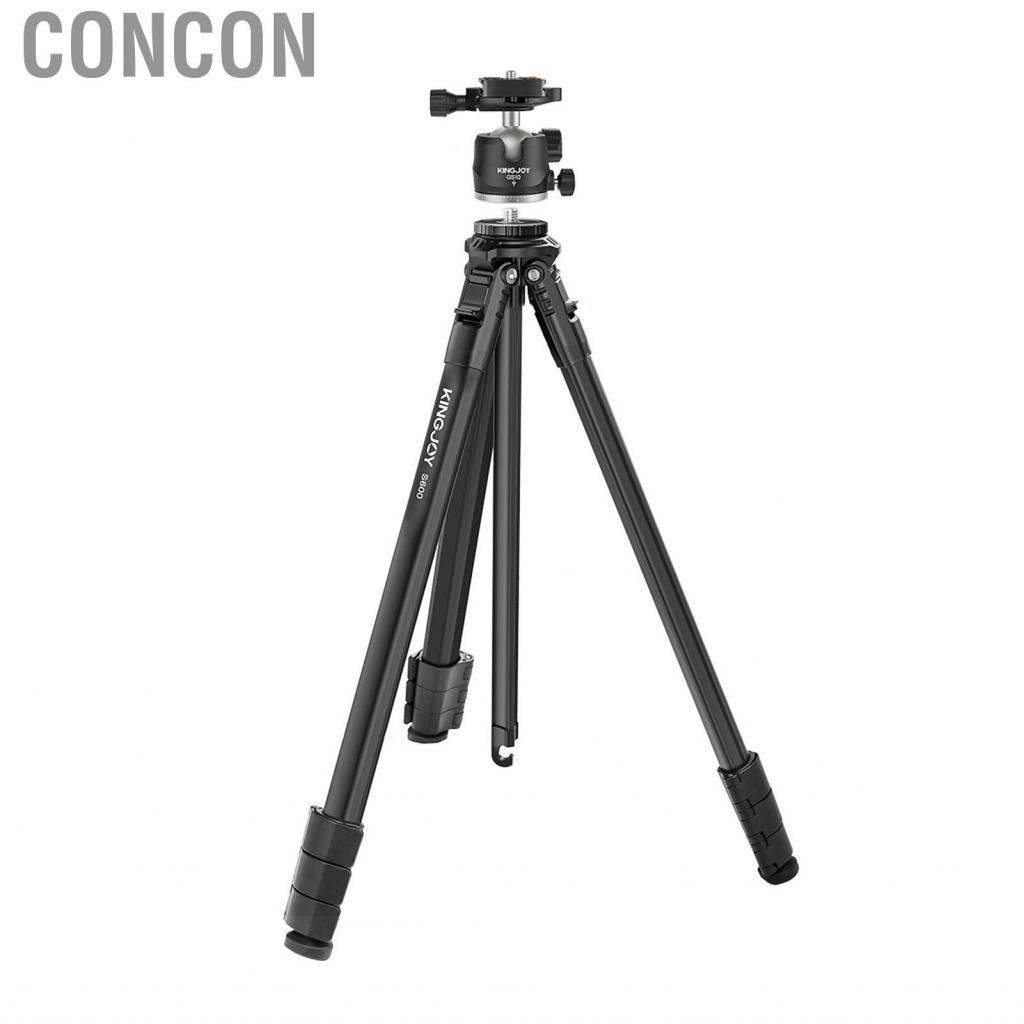 Concon Kingjoy-th Kingjoy S600X+GS10 กล้องขาตั้งกล้องแบบพกพาขาตั้งขาตั้งที่มี 360 ° rotatable ballhe