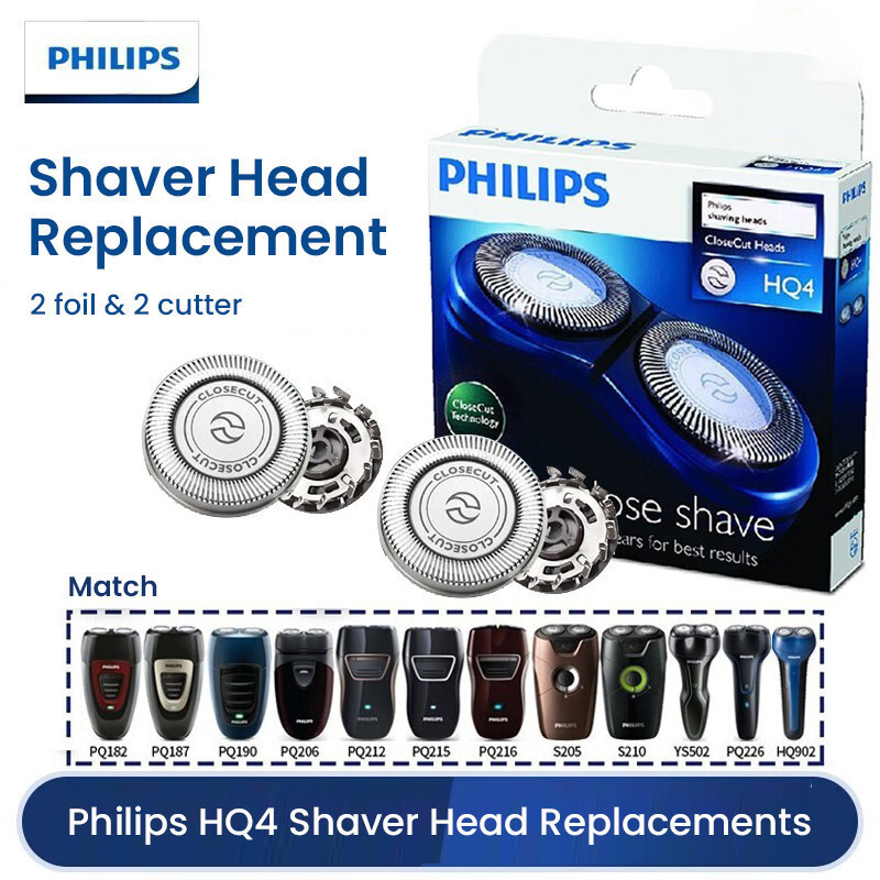 Philips Electric Shaver Head HQ4 Blade Replacement PQ190/PQ182/PQ206 ของแท้อุปกรณ์เสริม