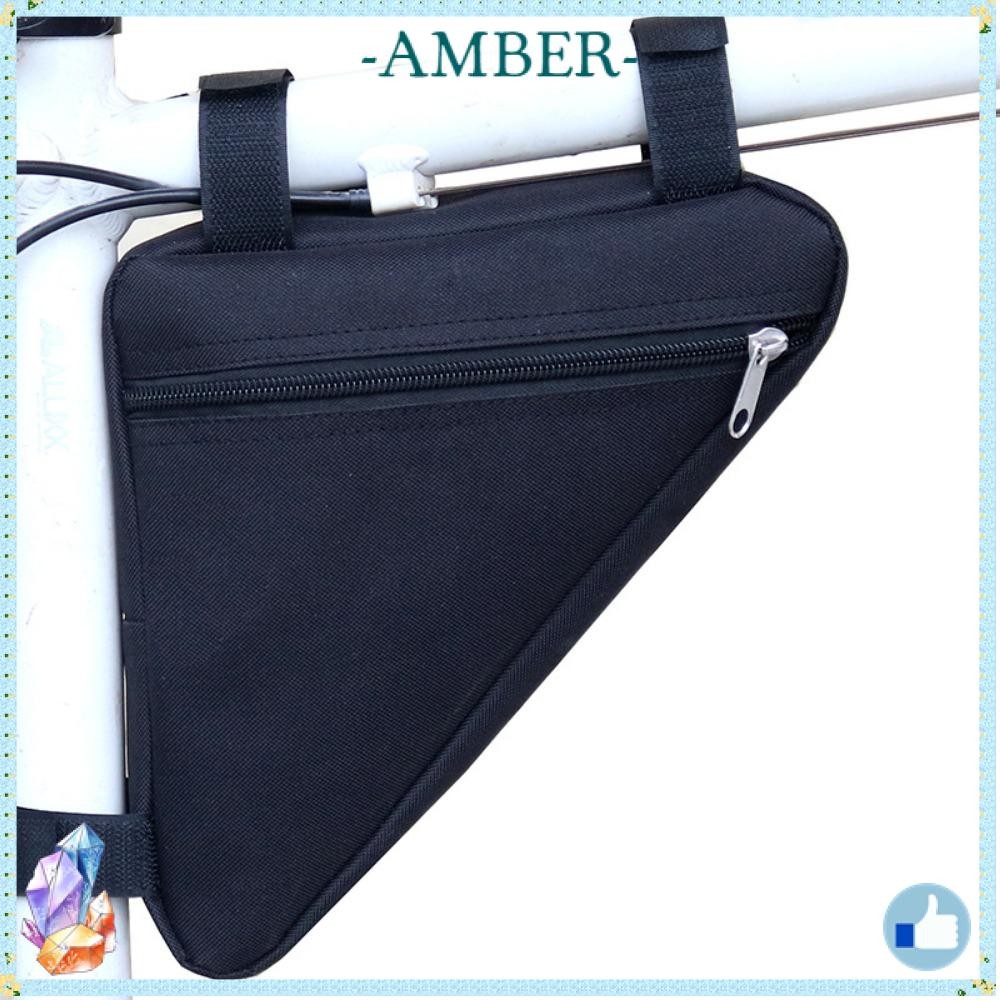 AMBER MTB Frame Bag Outdoor Black Frame Handlebar Triangle Pouch