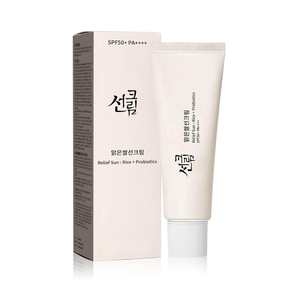 Relief Sun SPF50 +++PA+++น้ํายาบํารุงผิวเกาหลีสําหรับทุกสภาพผิว | บํารุงผิวและ UV Defens E4DS