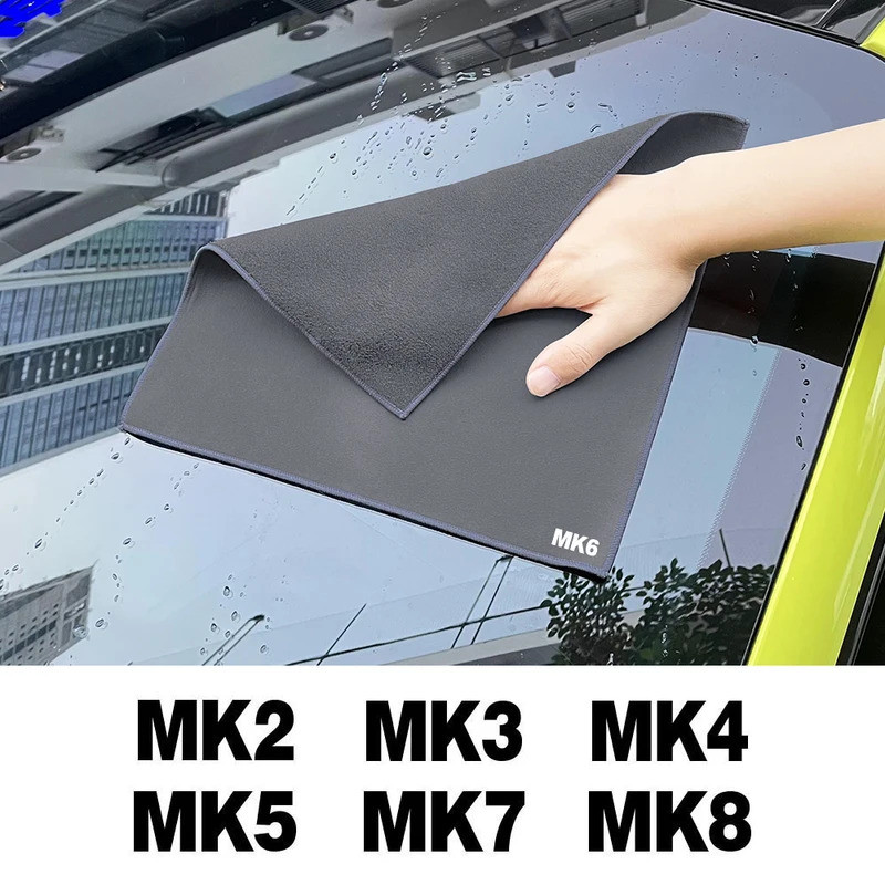 รถซักผ้าผ้าขนหนูทําความสะอาดผ้าแห้งเร็วอุปกรณ์รถยนต์สําหรับVW Volkswagen Golf 6 7 5 4 3 2 8 MK4 MK6 