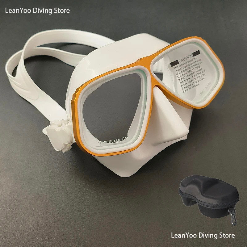 Superior Aluminium Freediving Goggles Similar Apollo Alloy Low Volume Diving Glasses Comfortable Scu