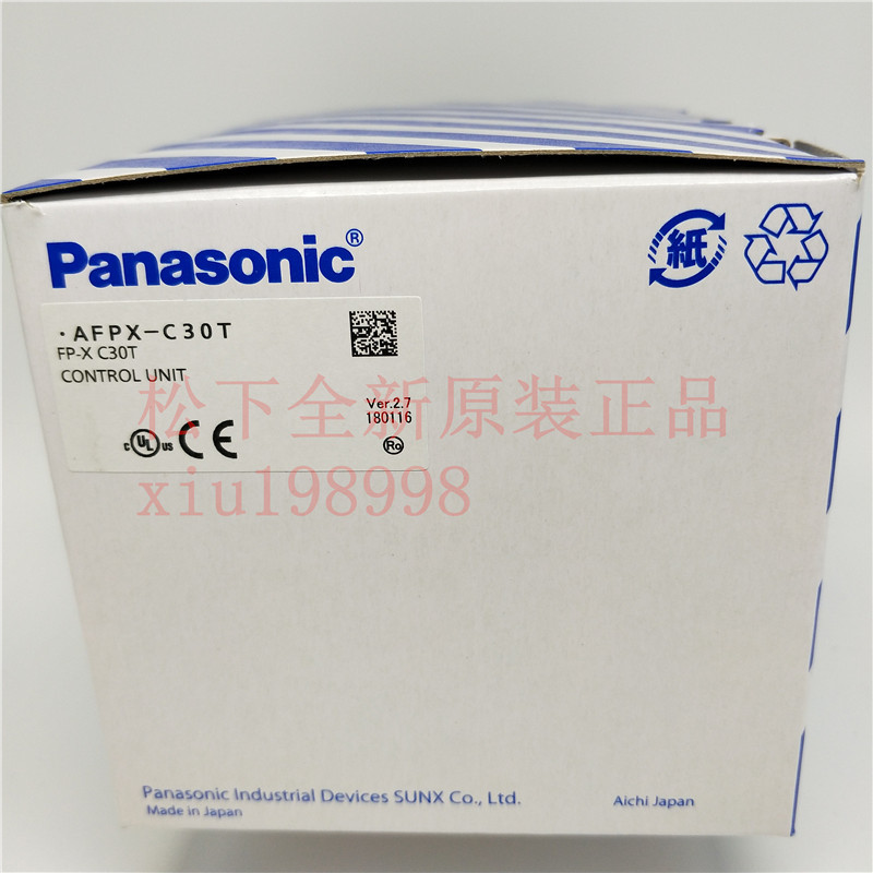 ใหม่ล่าสุด Panasonic PLC AFPX-C30T/FPX-C30T/FP-X C30T/FPX-C30R