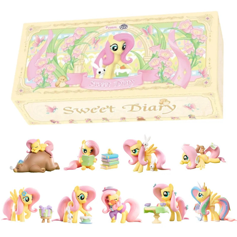 My Little Pony Sweet Diary Series กล่องตาบอด FUNISM บ้านรุ่นเครื่องประดับตุ๊กตาของเล่นของขวัญวันเกิด