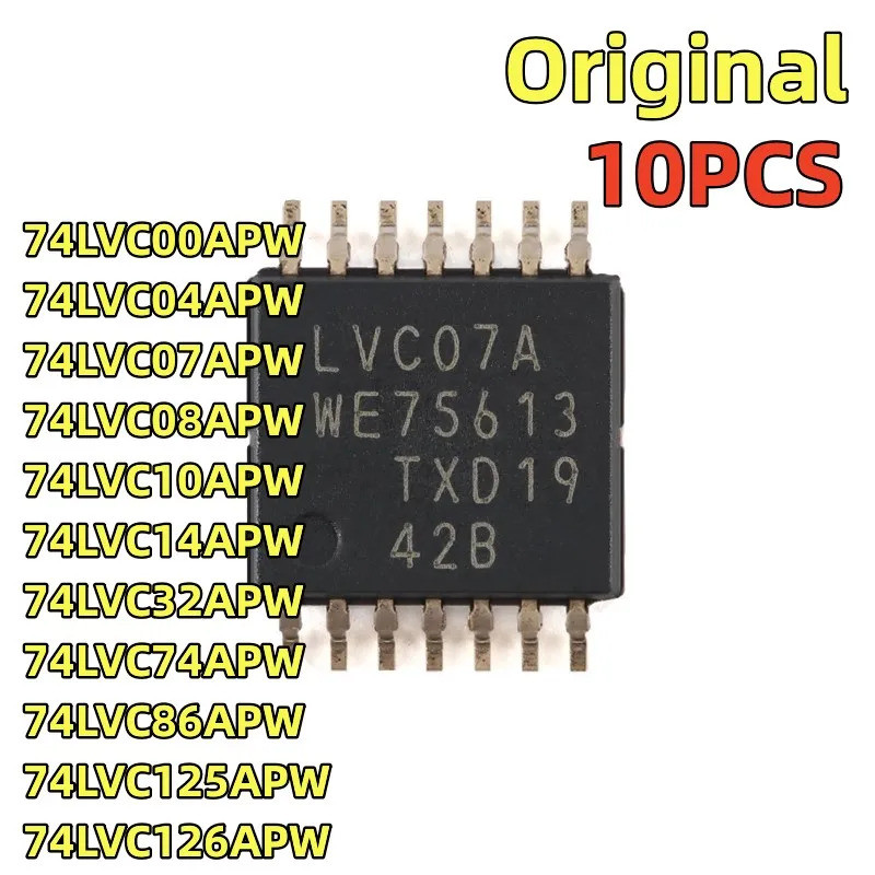 1-5PCS SN74LVC00APW SN74LVC04APW SN74LVC07APW 74LVC0 74LVC10 74LVC14 74LVC3 74C74 74LVC86 74C1214 74
