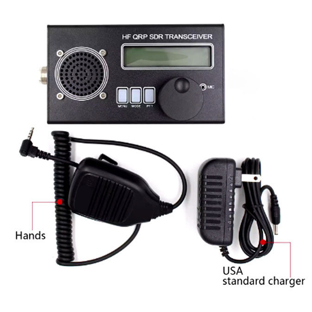 USDX 8-Band HF QRP Transceiver CW Shortwave Transceiver พร้อมไมโครโฟน