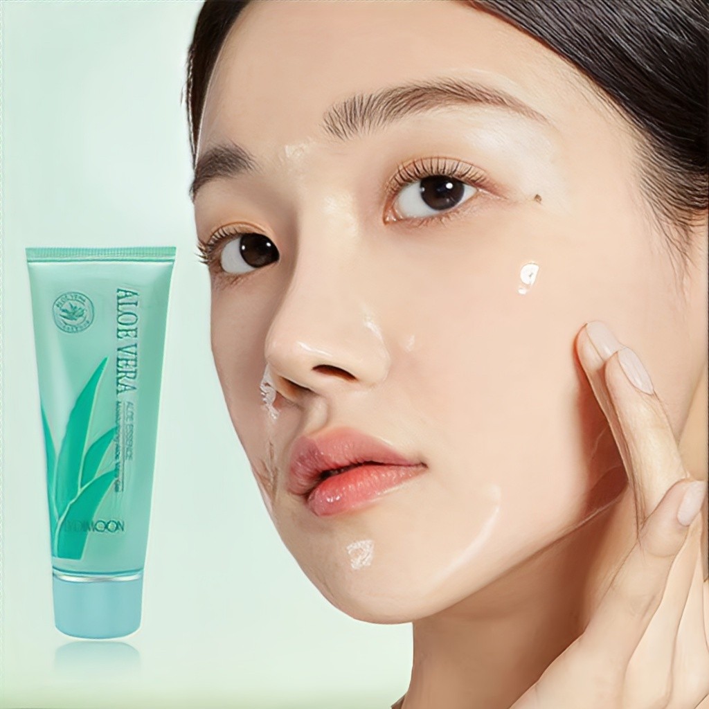 ของแท้ 100% LYDIMOON Aloe Vera Gel 92% Aloevera Acne Removal Moisturizing Hydrating After-Sun Repair
