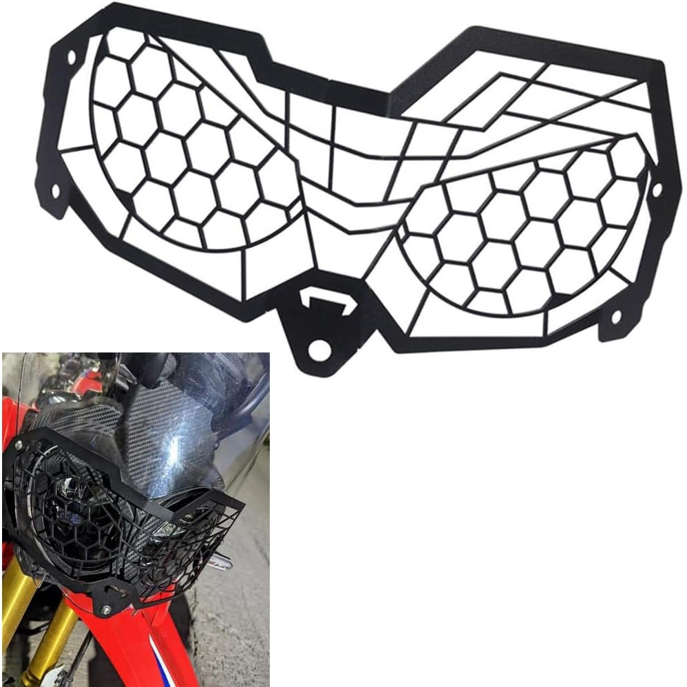 ไฟหน้า Grille Guard Grill Light HeadLamp Cover Protector เข้ากันได้กับ CRF300L CRF300 Rally CRF 300 