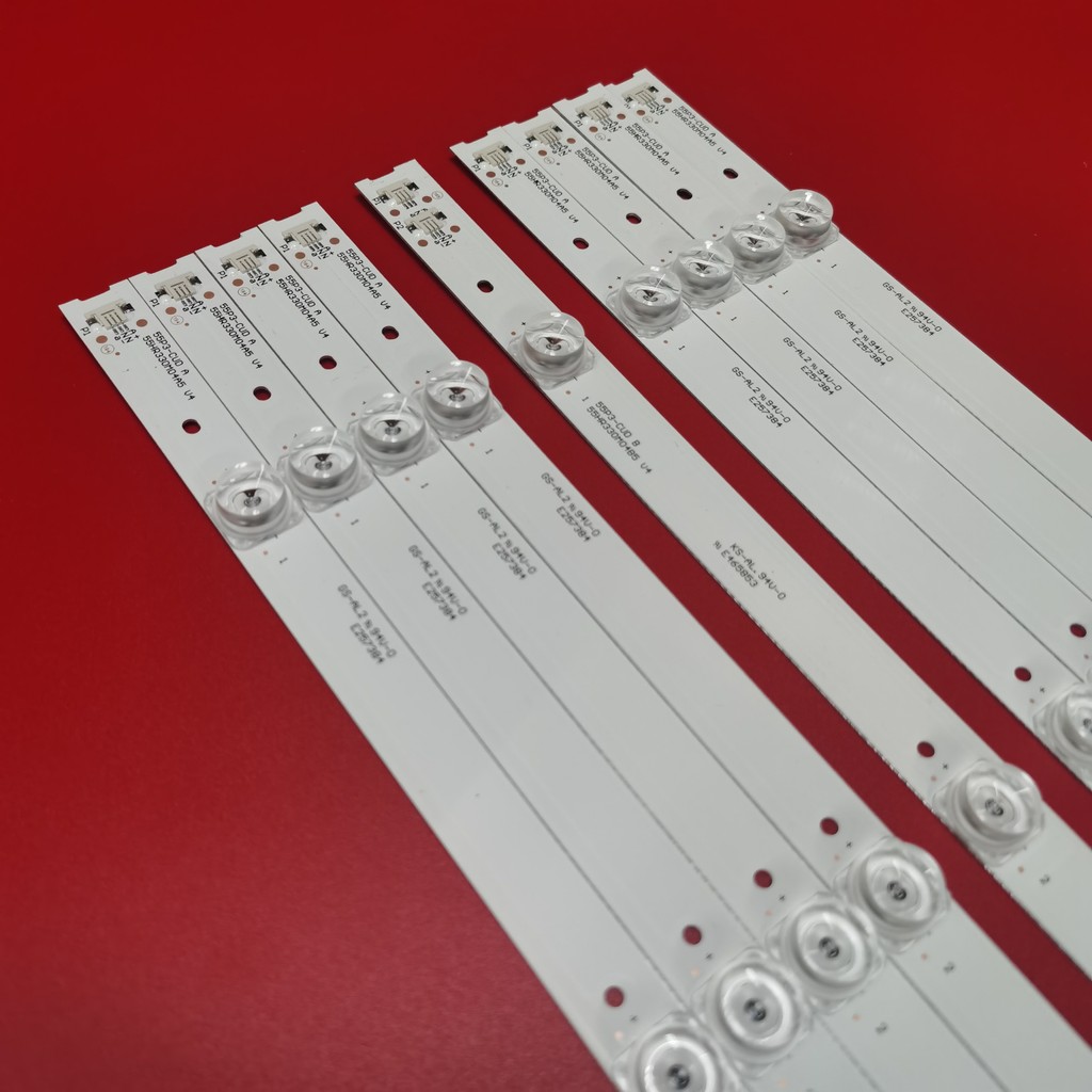 TCL 55A950C Light Bar 55P3-CUD A 55HR330M04A5 V4 9 แถบ 4 ลูกปัดไฟ 6V TV Light