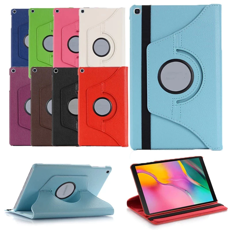 Samsung Galaxy Tab A 8.0 2019 SM T290 T295 Tab A 8.0 ปากกา S SM P200 P205 360 หมุนแท็บเล็ต Funda ฝาครอบ Auto Sleep Stand PU Leathe