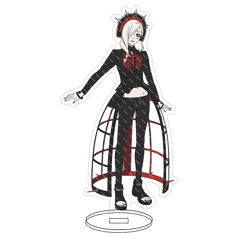 VISUAL PRISON พวงกุญแจผู้หญิง VEUVE ELIZABETH พวงกุญแจผู้ชายน่ารัก Unisex การ์ตูนยืน Key แหวนเครื่อง