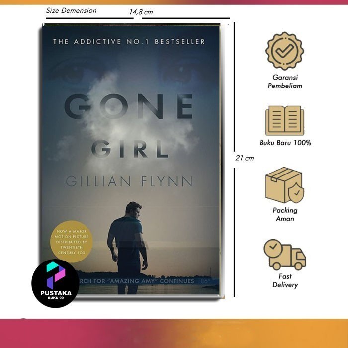 Gone Girl by Gillian Flynn Eng -Velvetstore