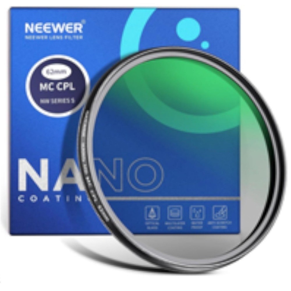 NEEWER 2 In 1 True Colour Variable ND2-ND32 & CPL Filter (67mm)
