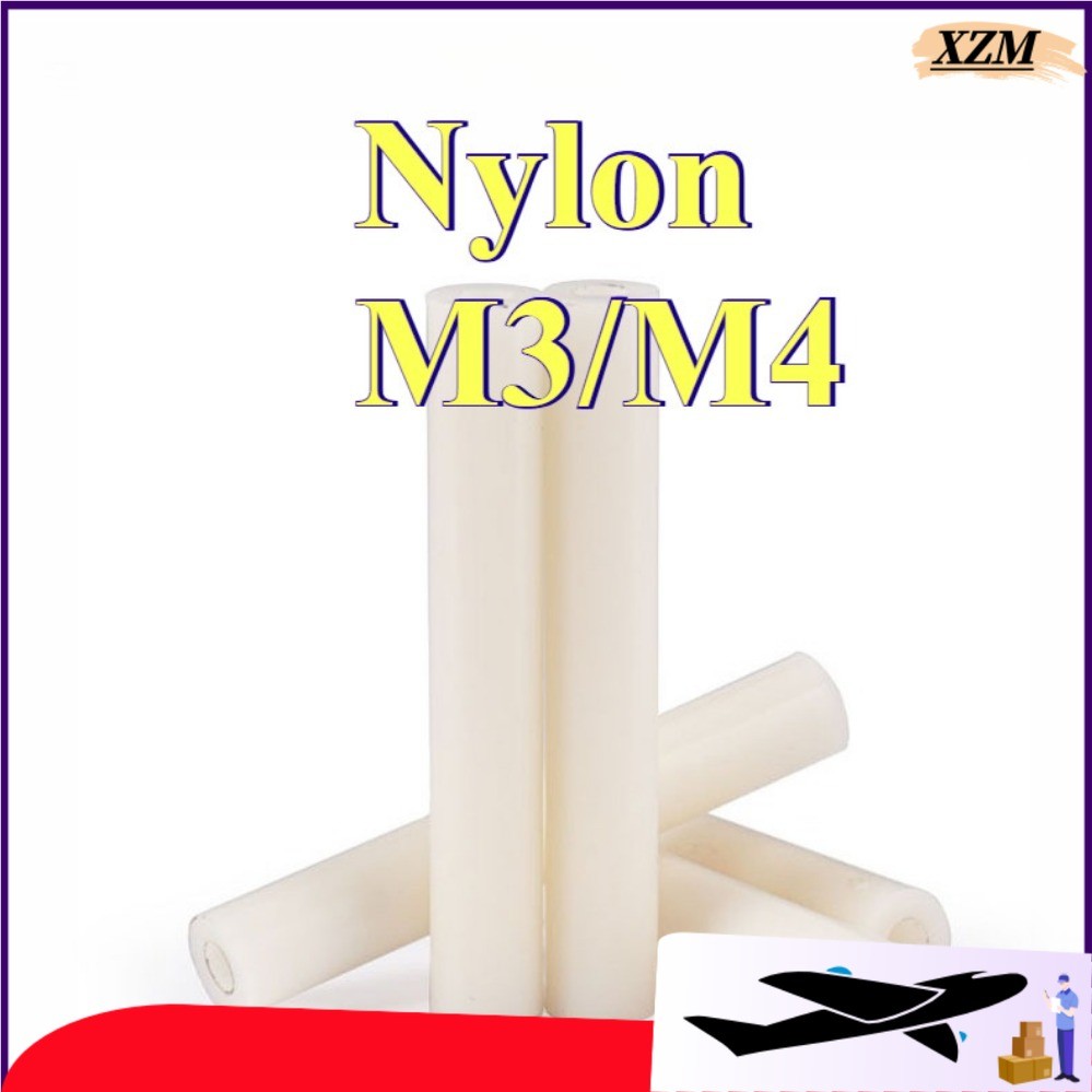 คอลัมน์แยก ABS สีขาว, คอลัมน์แยกฉนวน, คอลัมน์แผ่นพลาสติก 3mm4mm ผ่านคอลัมน์ปลอกไนลอน [CZT-MB]