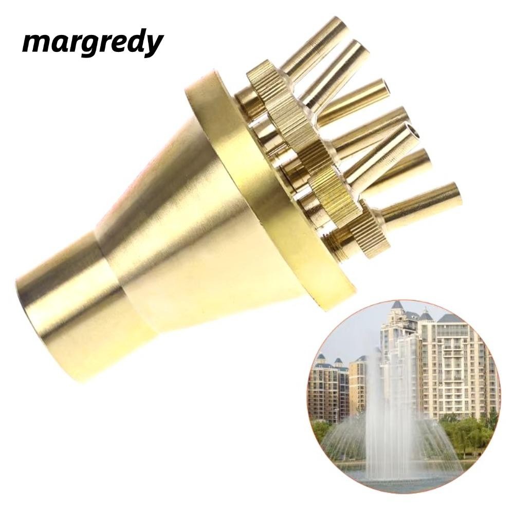 MARGREDY Center หัวฉีดน้ําพุสไตล์ตรง,ทองเหลืองทนทานดอกไม้คอลัมน์หัวฉีดสปริงเกลอร์,FNPT 1/2" 3/4" 1" 