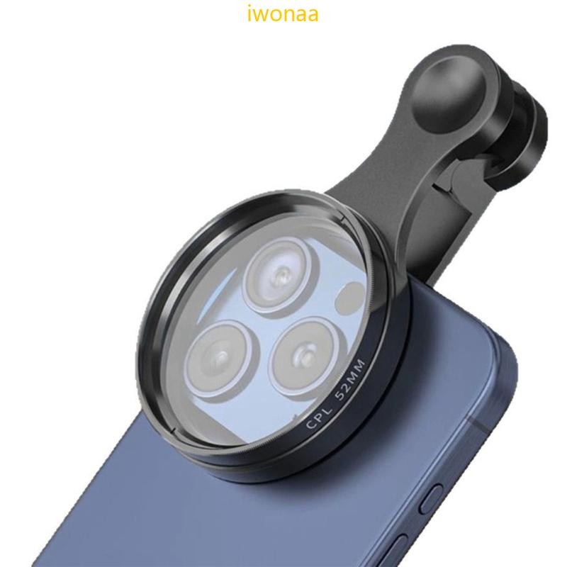 ตัวกรองการถ่ายภาพสมาร์ทโฟน iwo กระจกออปติคอลและตัวกรอง CPL กรอบอลูมิเนียม