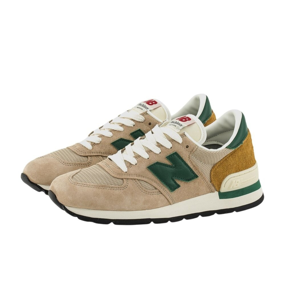 Teddy Santis x NB 990v1 Khaki Brown Green รองเท้าลําลองผู้ชาย M990TG1 [แฟชั่น