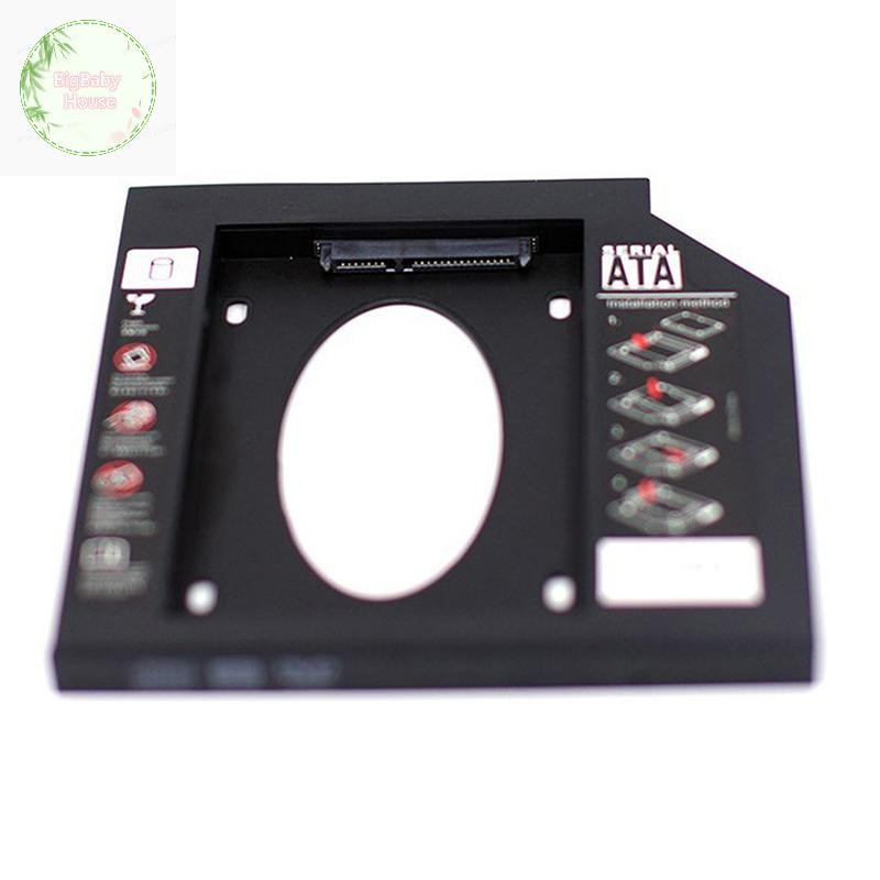 BigBabyHouse พลาสติก 9.0 มม.9.5 มม.12.7 มม.HDD แคดดี้ SATA 3.0 ฮาร์ดดิสก์ไดรฟ์ SSD กล่องสําหรับแล็ปท