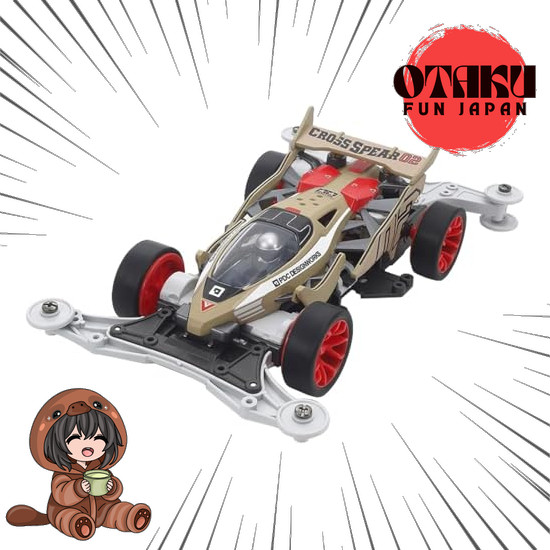 【From Japan】 TAMIYA 1/32 Racer Mini 4WD Series No.104 Cross Spear 02 VZ Chassis 18104