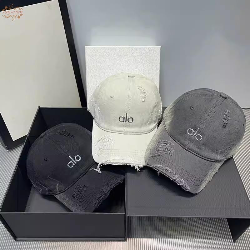 Ank Simple Hole Letter เบสบอลหมวกสําหรับผู้หญิงผู้ชายสีทึบ Visor Duckbill หมวกสบายๆกลางแจ้ง Sun Protection Peaked หมวกของขวัญ EN