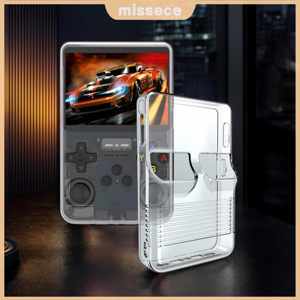 เคสTPUโปร่งใสสําหรับR36SคอนโซลเกมมือถือAnti-Scratchฝาครอบป้องกันAnti-Fallเกราะป้องกันกันกระแทกสําหรั