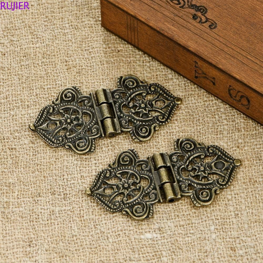 RUJIER Hollow Flower Decorative DIY Vintage Alloy Style Mini Furniture Hardware