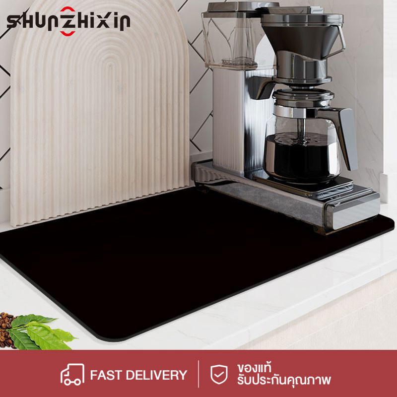SZX  แผ่นรองจานซับน้ำ แผ่นดูดซับน้ำ รองเคาเตอร์ รองจาน กันลื่น แผ่นรองจาน แผ่นรองแก้ว แผ่นรองบนโต๊ะอาหาร