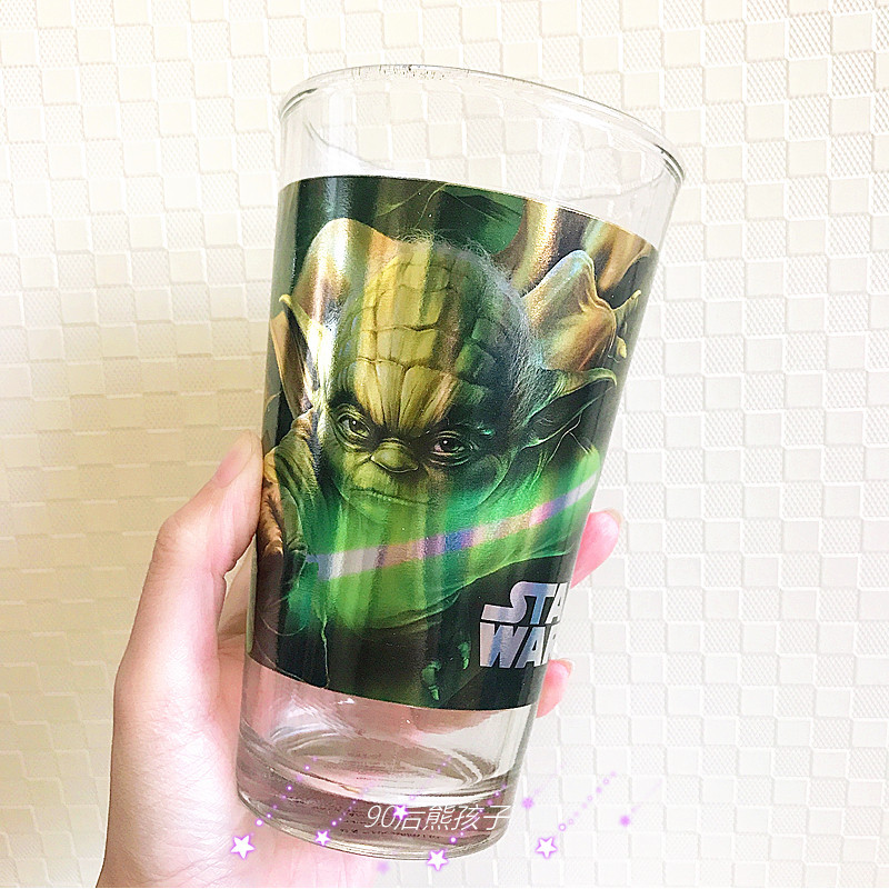 Star Wars Jedi Knight Black Knight R2 หุ่นยนต์ bb8 แก้วแก้วความจุขนาดใหญ่ถ้วยน้ําสํานักงาน