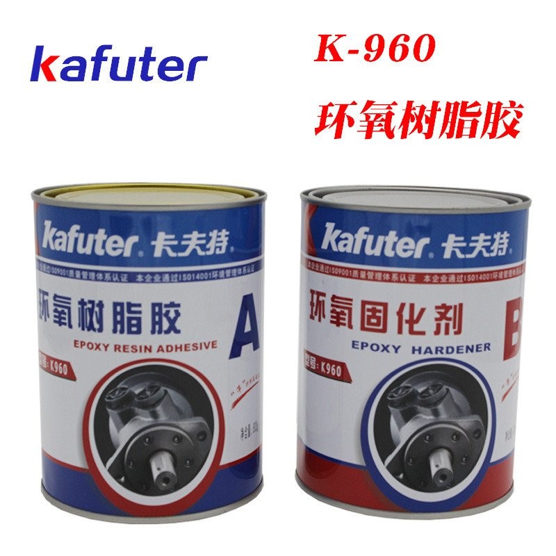 K960 แม่พิมพ์อีพ็อกซี่เรซินกาวหินตัวแทนซ่อมคราฟท์สีเหลืองขัด AB กาวโลหะ 1.6 กก.แก้ว QGTZ