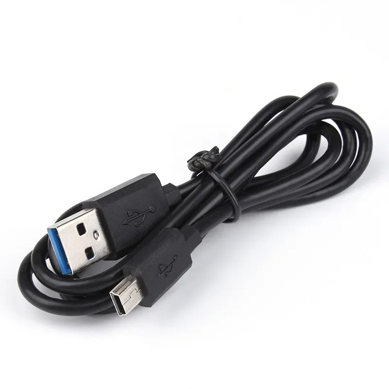 3.3FT สาย Mini USB Type A Male to Mini B Cord เข้ากันได้กับ Hero 3+, คอนโทรลเลอร์ PS3, กล้องดิจิตอล,