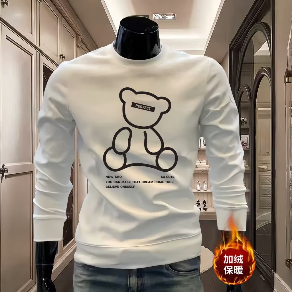 COD 2025WJ1262 Fleece Lined Cotton White P22 Colorful P23 M-5XL new23 EGZS