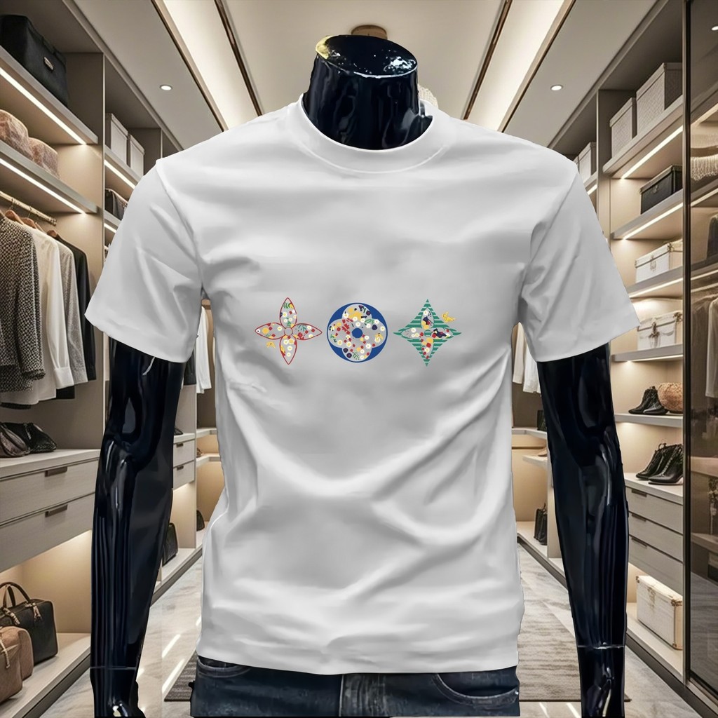 COD 2025P17 (Pure Cotton 230g) D3039 Black/White/Colorful M-5XL new23 FE6B