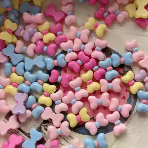 Glossy Macaron ของประดิษฐ์ DIY โบว์เรซิ่น ใช้ตกแต่งผมและของสะสม เช่น กิ๊บติดผม และเคสโทรศัพท์