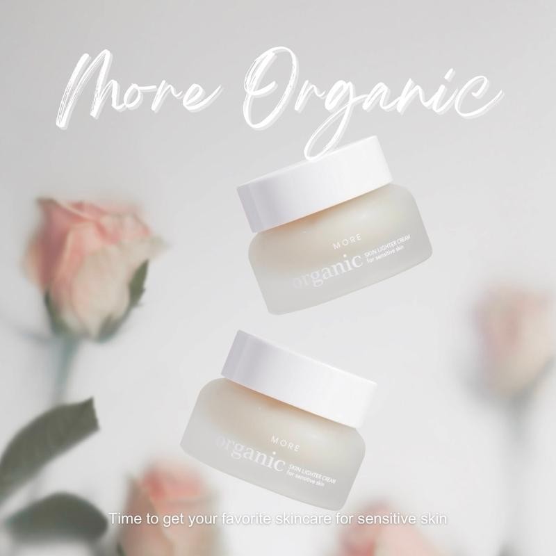 【NEW แพ็คเกจ!!】ครีมมอยซ์Moreออแกนิค สกิน ไลท์เตอร์ ครีม MORE ORGANIC SKIN LIGHTER CREAM เหมาะสำหรับผ