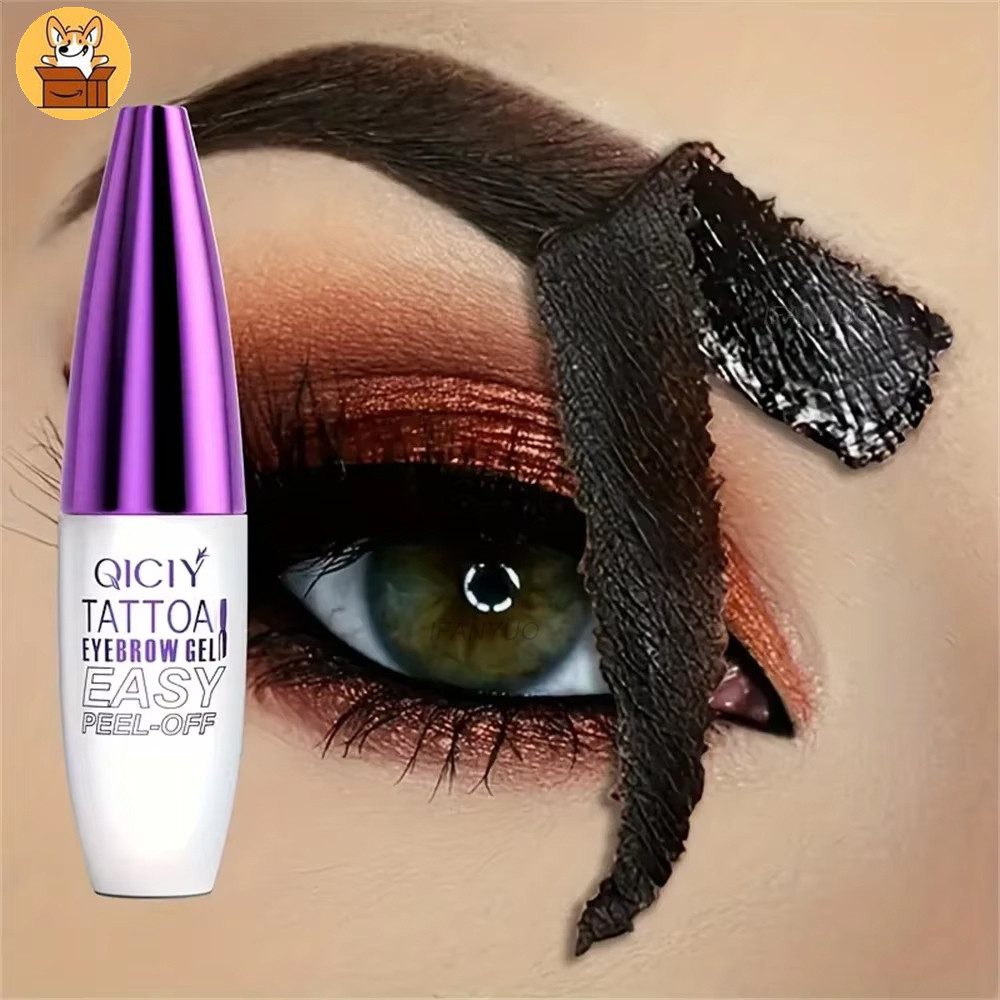Am-azLasting 3 วัน Tattoo Easy Peel Off Eyebrow Gel ครีมประเภท Long-Lasting Smudge-Proof เครื่องสําอางกันน้ํากันเหงื่อ