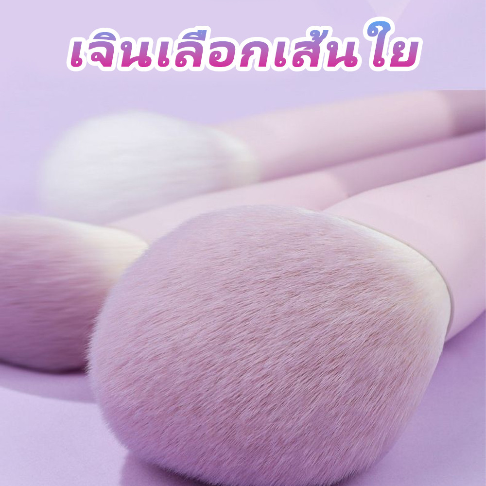 ชุดแปรงแต่งหน้า 10 ชิ้นพร้อมกระเป๋า,ชุดแปรงแต่งหน้ามืออาชีพ,อุปกรณ์แต่งหน้า,แปรงอายแชโดว์บลัชออนแปรงคอนซีลเลอร์แปรงคิ้ว - รูปที่ 3