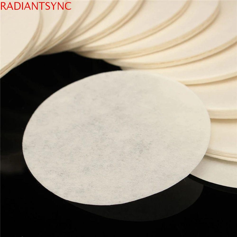 RADIANTSYNC Cafe กระดาษกรอง 56 มม./60 มม./68 มม.100 ชิ้น Moka Pot รอบ Per Pack เครื่องมือกรอง