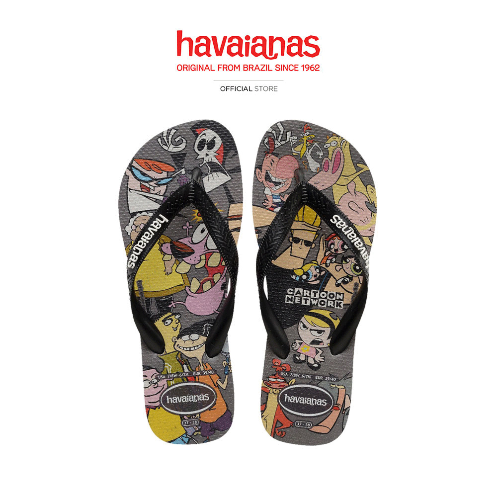 HAVAIANAS รองเท้าแตะ Top Warner Classics Flip Flops GREY 41498903498U_S5GYXX