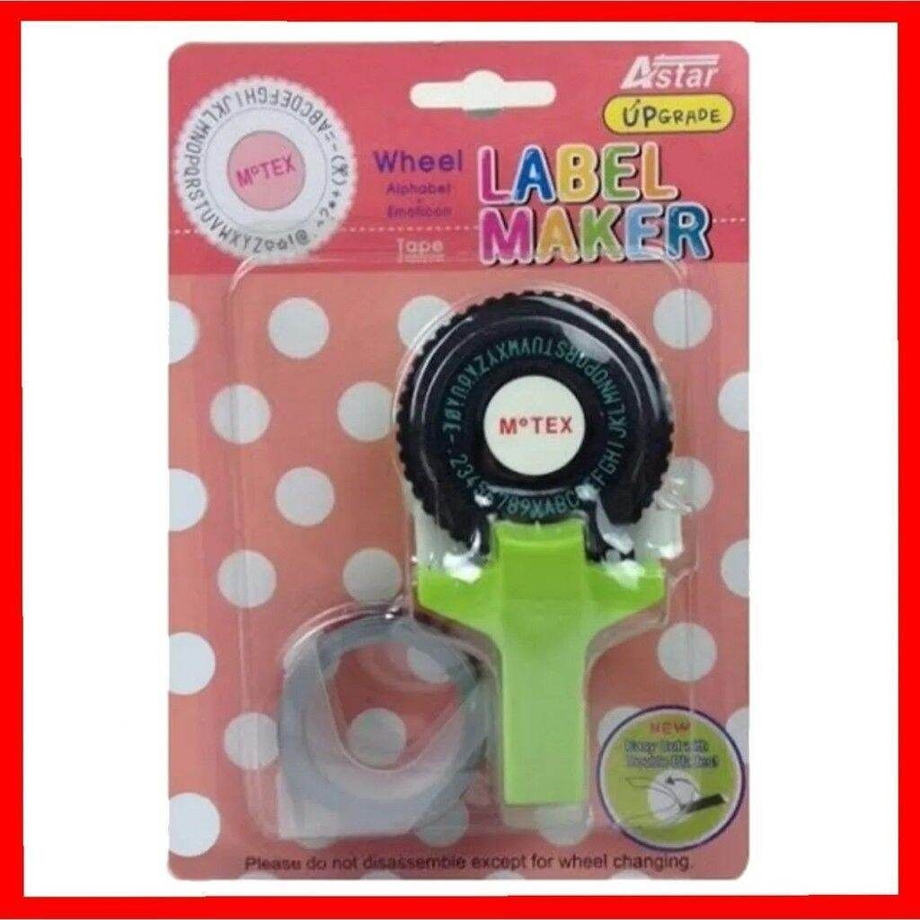 ASTAR MOTEX TAPE WRITER LABEL MAKER TW-101 [INC 1 ชิ้น TAPE 9MMX2M]