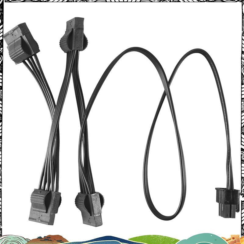 6Pin ถึง 4 Molex Modular Power Supply สาย 6Pin ถึง 4 IDE สําหรับ CORSAIR RM1000X RM850X RM750X RM650
