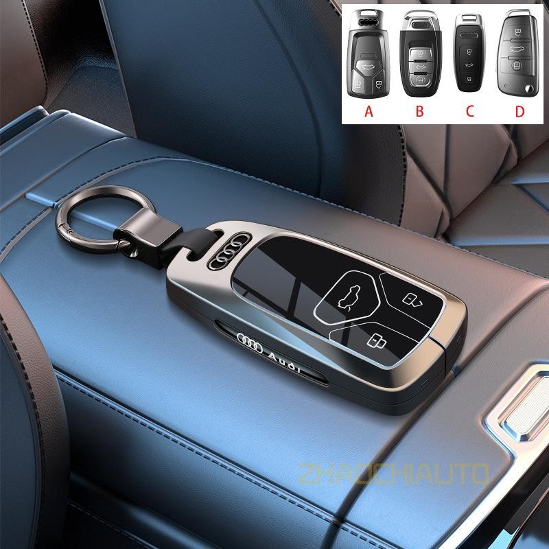สังกะสีอัลลอยด์รถ Remote Key สําหรับ Audi A6 A1 A3 A7 A5 Sportback C7 C5 A4 B9 R8 Tt Mk2 C6 8p Q7 S7 Q8 A8L RS 3 S4 S6